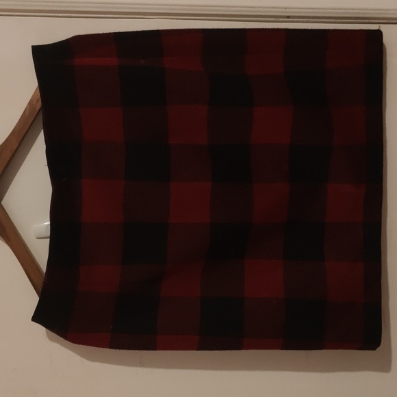 Black and Red Buffalo Plaid Skirt - Picture 2 of 4